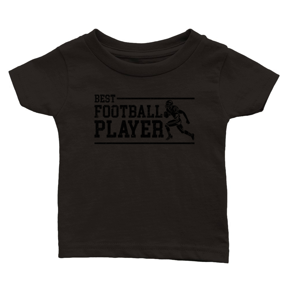 Best Football Player - Football Season Football Ga Classic Baby Crewneck T-shirt
