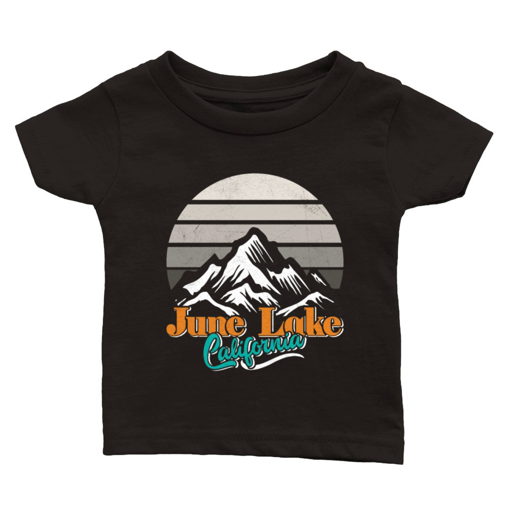 JUNE LAKE CALIFORNIA Fan Vintage Nevada June Classic Baby Crewneck T-shirt
