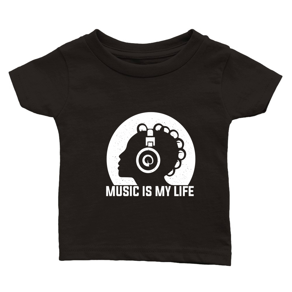 Music is my life 04 Classic Baby Crewneck T-shirt