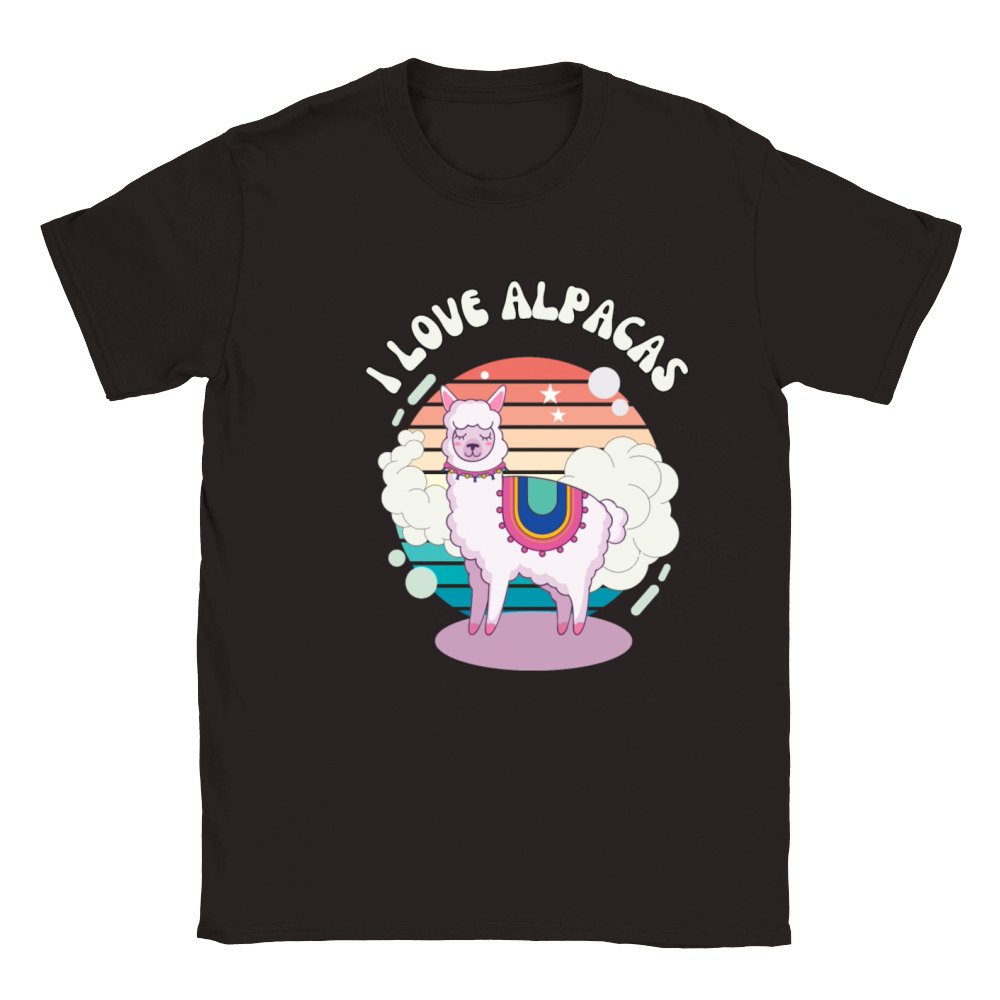 vintage alpacas Classic Kids Crewneck T-shirt