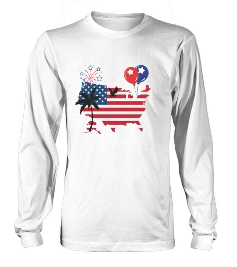 vintage florida retro Long sleeved Unisex