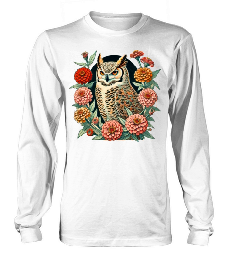 Vintage Owl Long sleeved Unisex