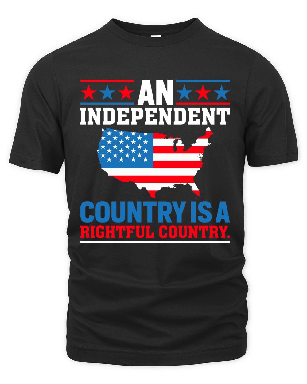 An independent country is a rightful country Organic Unisex T-shirt