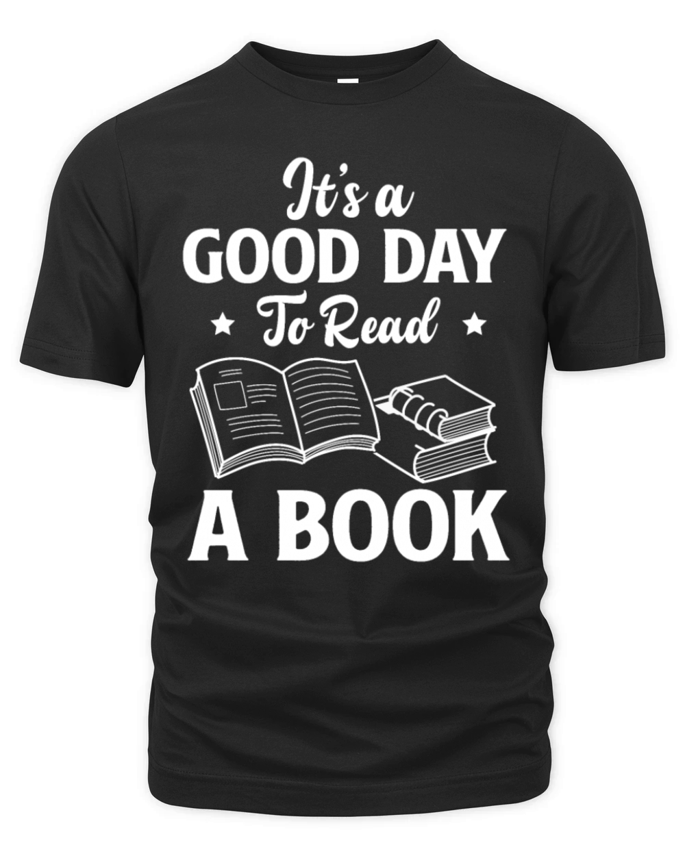 Good Day Book Lover Reader Desing Funny Reading Organic Unisex T-shirt