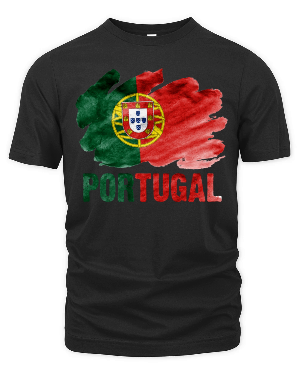 Portugal Flag Vintage Distressed Portuguese Roots Organic Unisex T-shirt