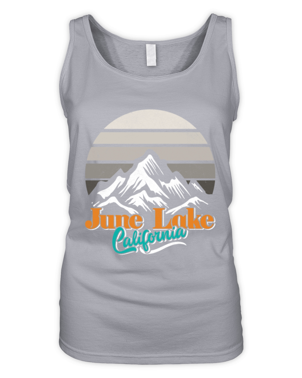 JUNE LAKE CALIFORNIA Fan Vintage Nevada June Organic Women's Tank Top