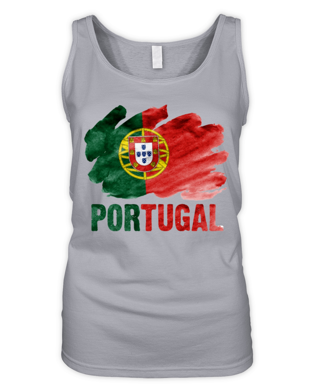 Portugal Flag Vintage Distressed Portuguese Roots Organic Women's Tank Top