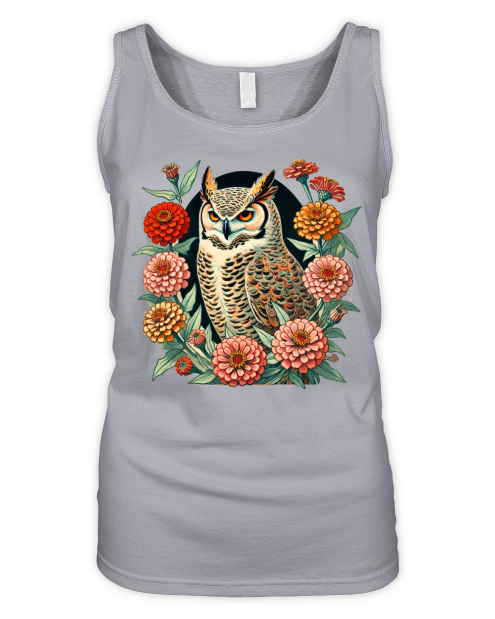 Vintage Owl Organic Women's Tank Top