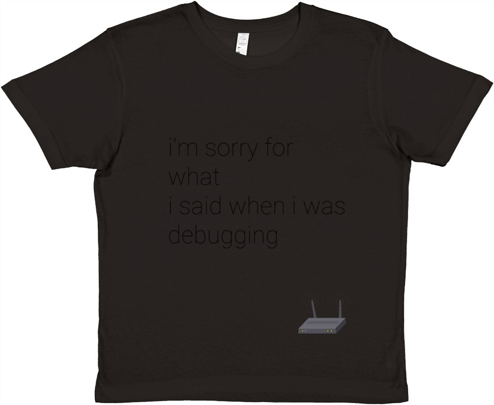 im sorry for what i said when i was debugging Premium Kids Crewneck T-shirt