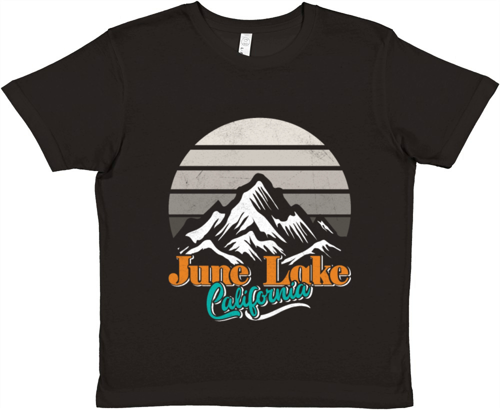 JUNE LAKE CALIFORNIA Fan Vintage Nevada June Premium Kids Crewneck T-shirt