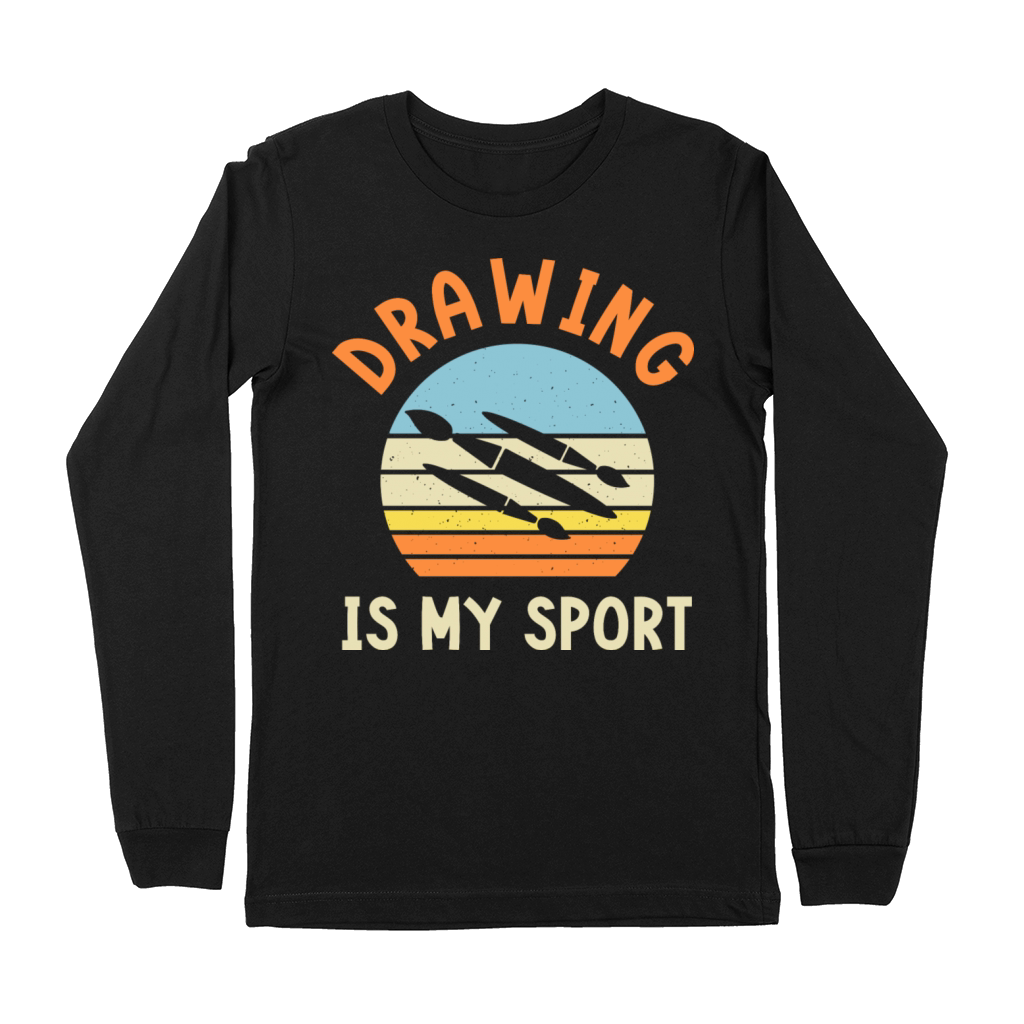 Drawing is My Sport - Funny Artist Premium Long Sleeve