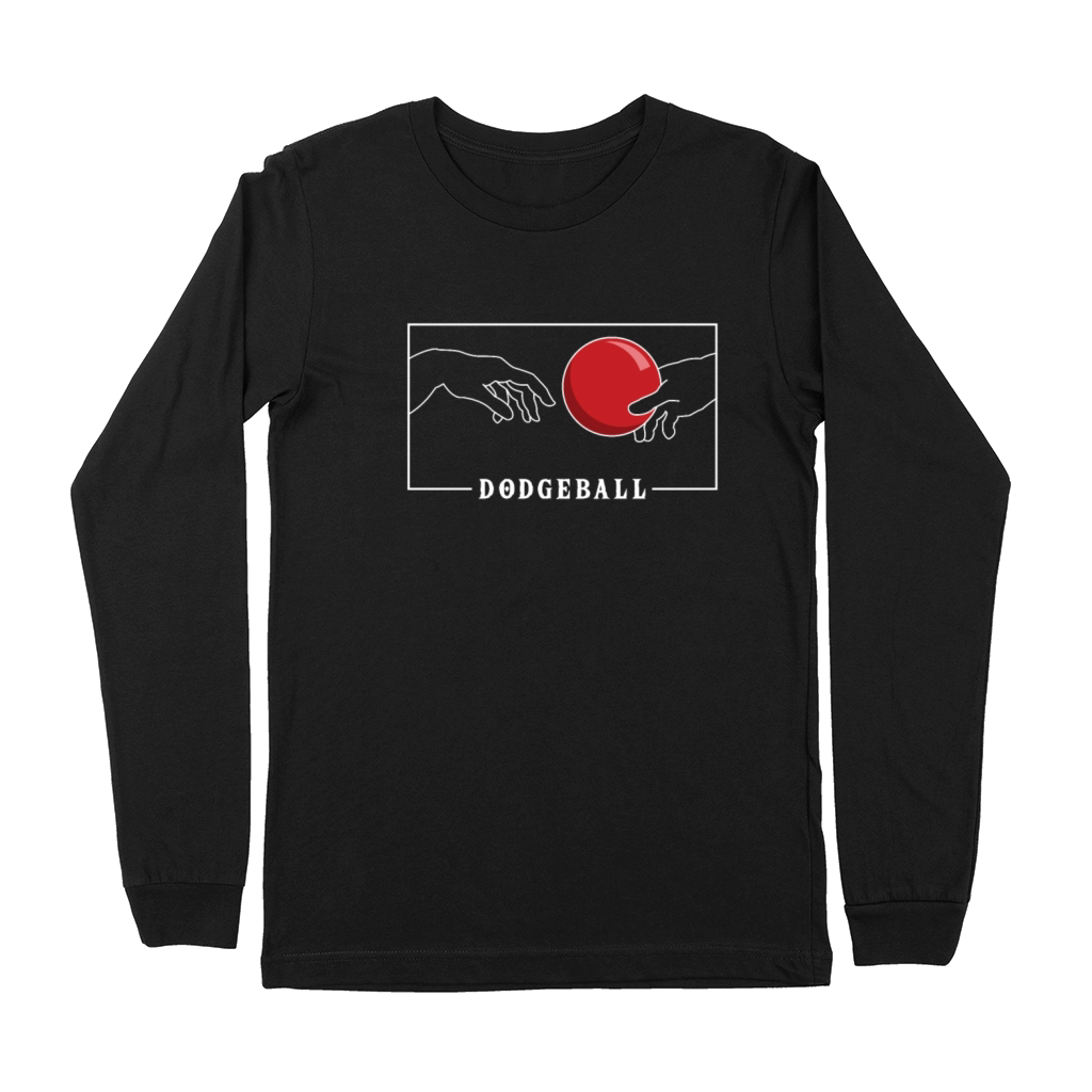 Michelangelo Creation of Adam Dodgeball Game Team Premium Long Sleeve