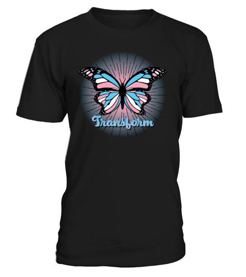 Transform - Transgender Pride Butterfly Design T-Shirt Unisex