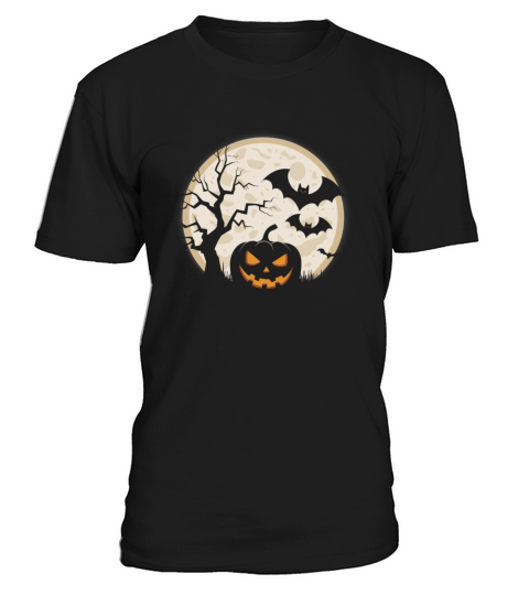 Vintage Pumpkin Scene Halloween Classic T-Shirt T-Shirt Unisex