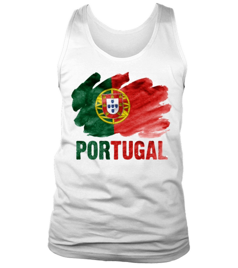 Portugal Flag Vintage Distressed Portuguese Roots Tank Top Unisex