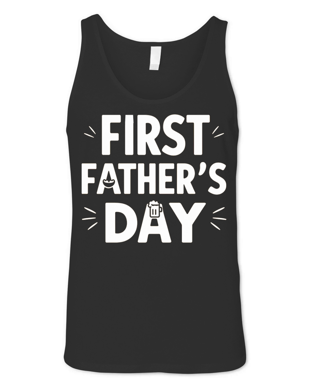 First fathers day Unisex Jersey Tank