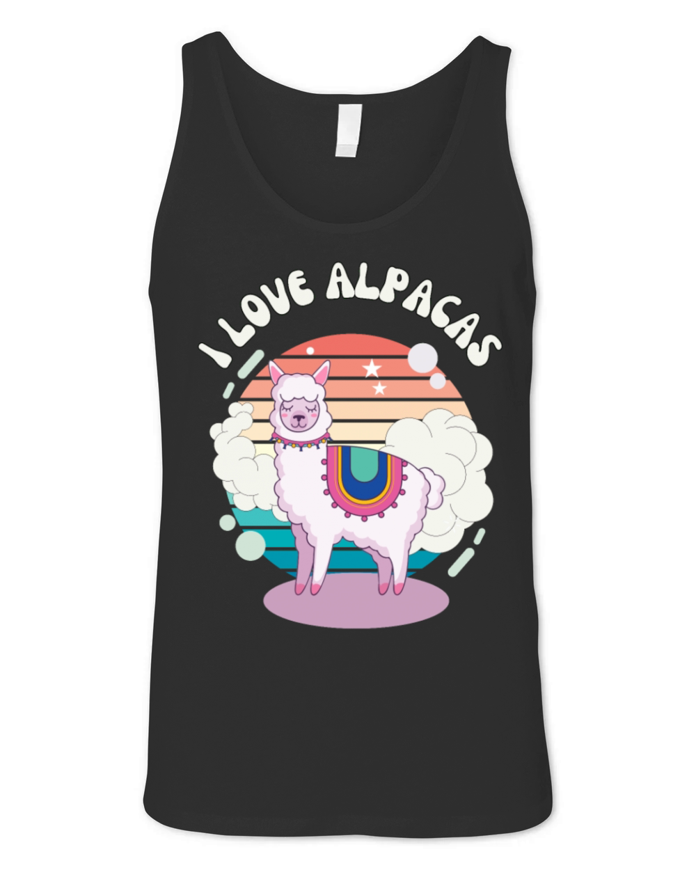 vintage alpacas Unisex Jersey Tank