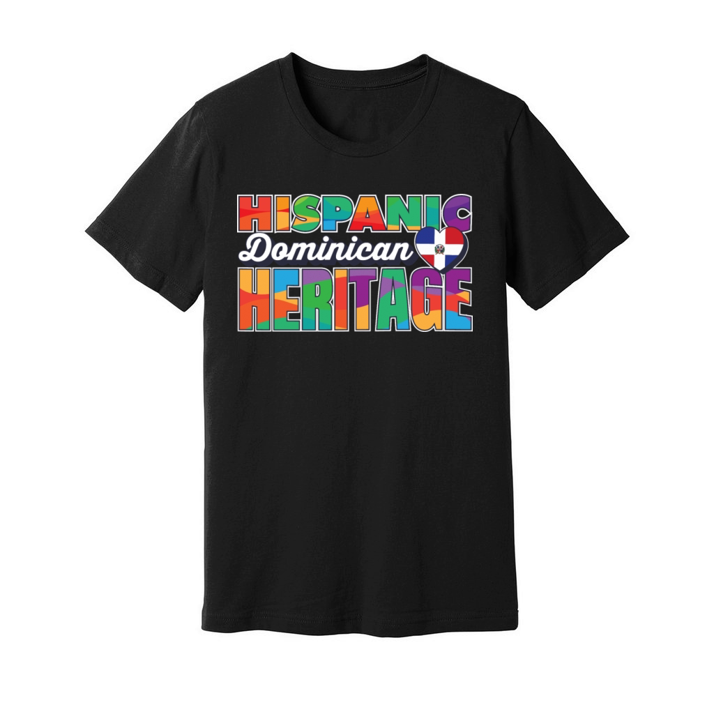 Hispanic Dominican Heritage Pride Dominican Unisex Jersey Tee