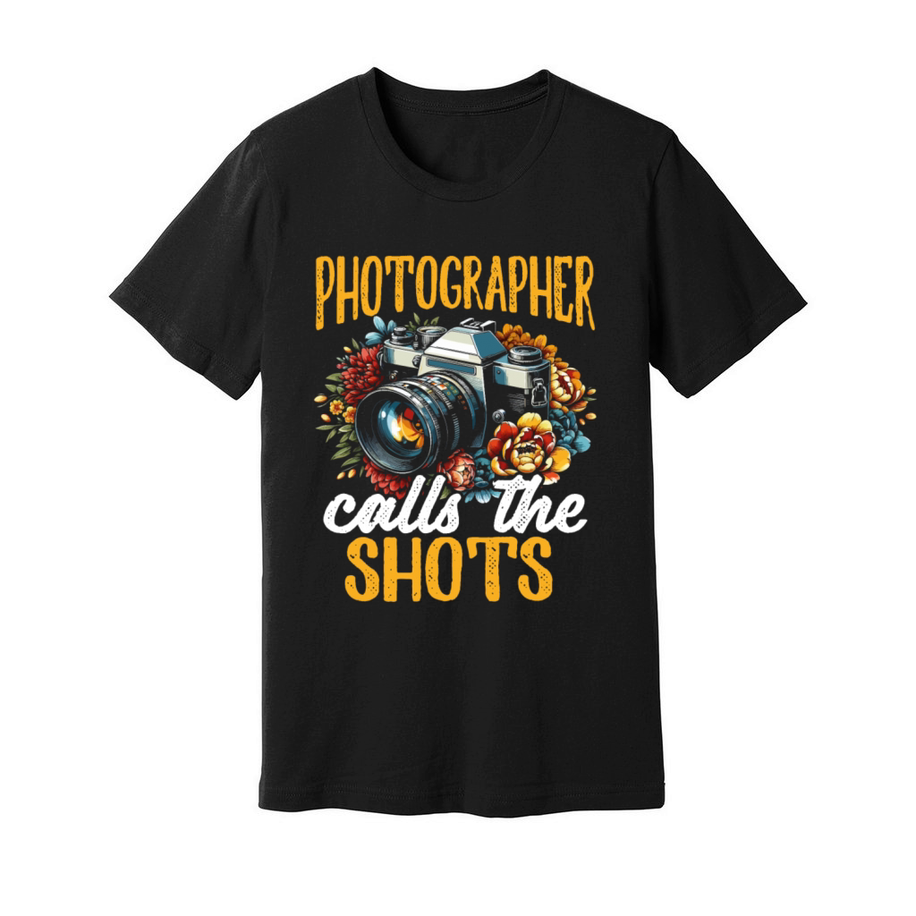 Retro Vintage Camera Photography Lover Photographe Unisex Jersey Tee