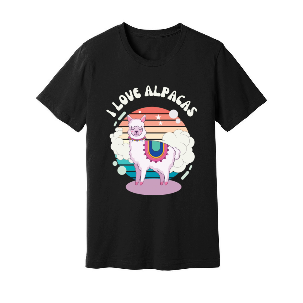 vintage alpacas Unisex Jersey Tee