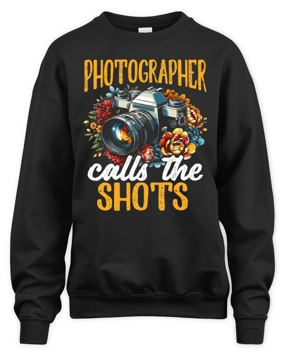 Retro Vintage Camera Photography Lover Photographe Unisex Premium Crewneck Sweatshirt