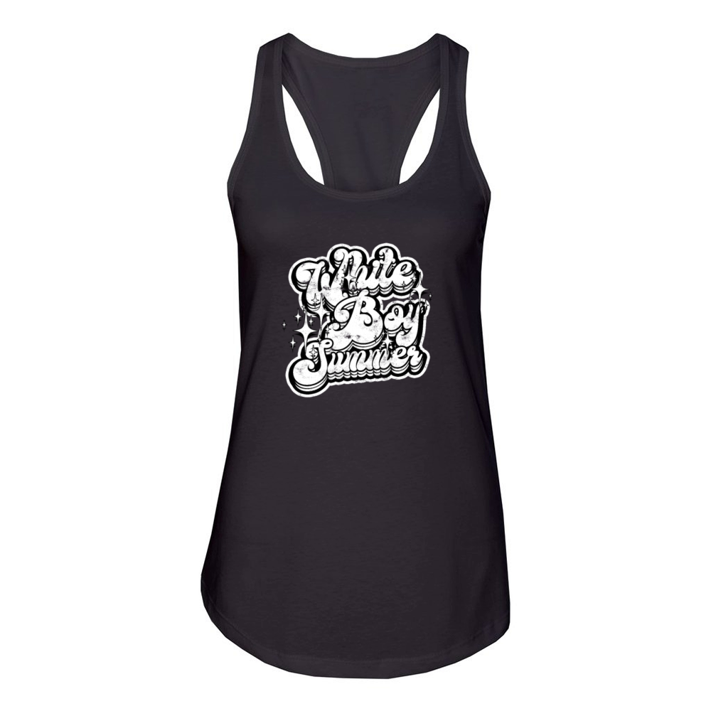 White Boy Summer - Quote Women's Racerback Tank