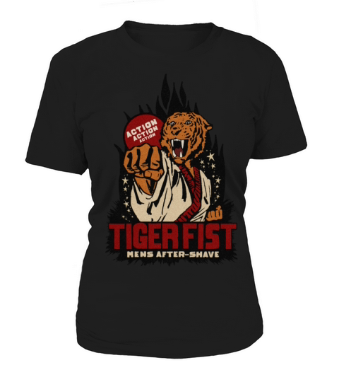 Vintage Tiger Fist Mens After Shave Women's T-Shirt