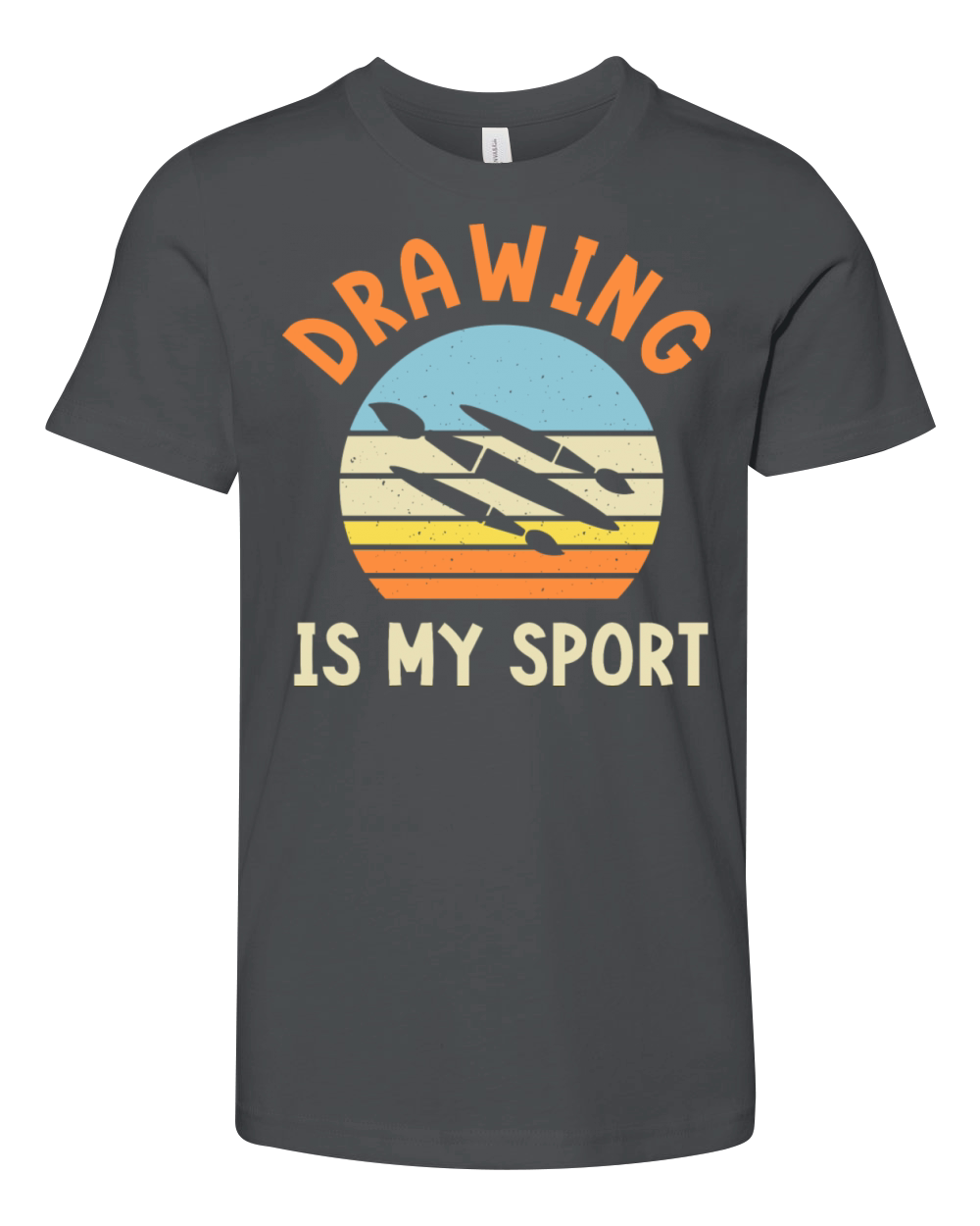 Drawing is My Sport - Funny Artist Youth Unisex Jersey Tee