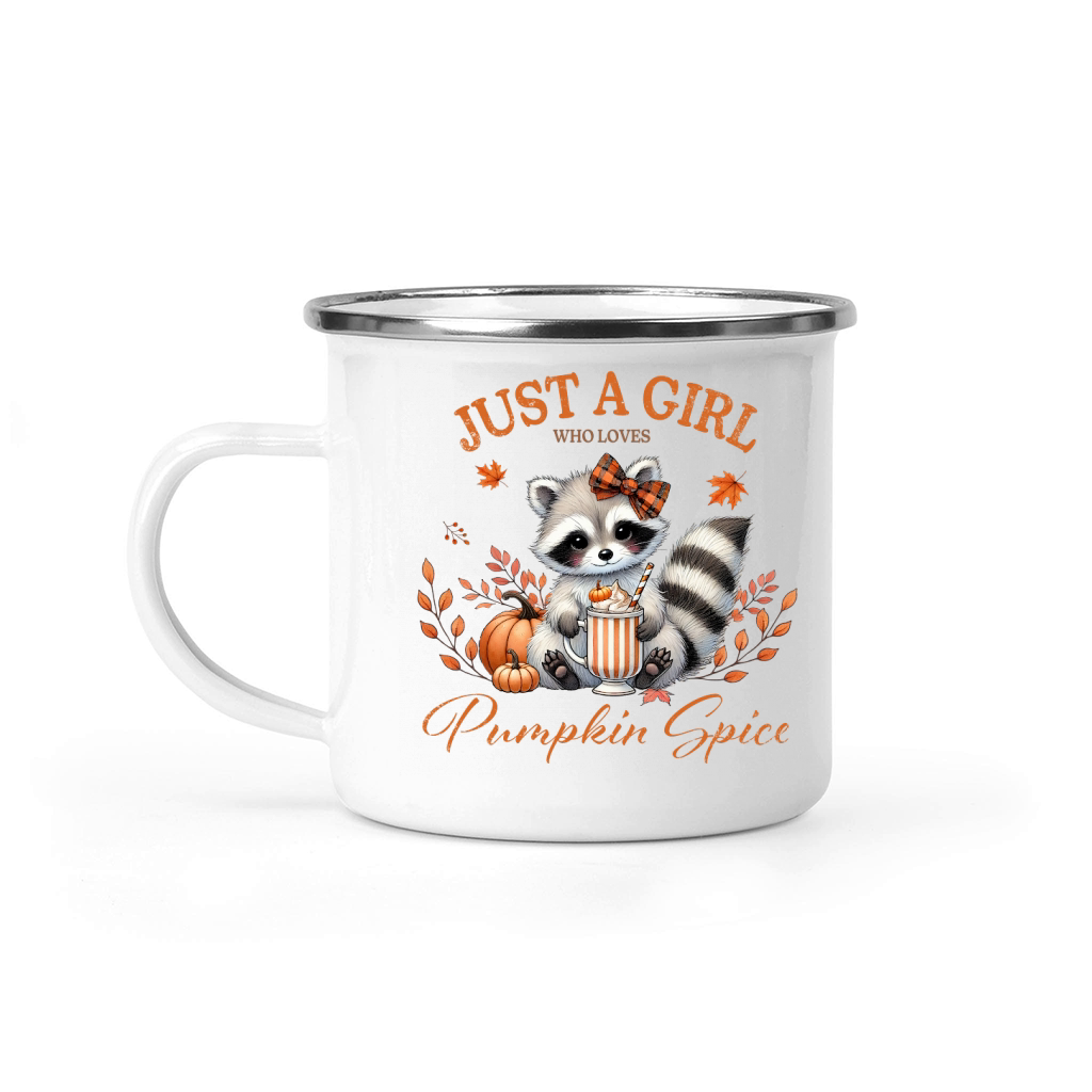 Just a girl who loves pumpkin spice Camping Mug