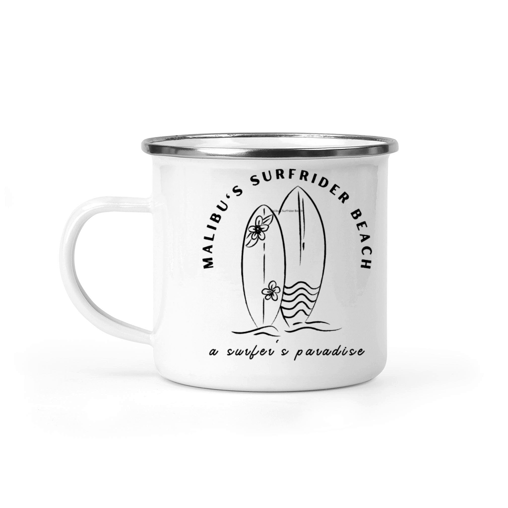 Surfrider Beach Camping Mug