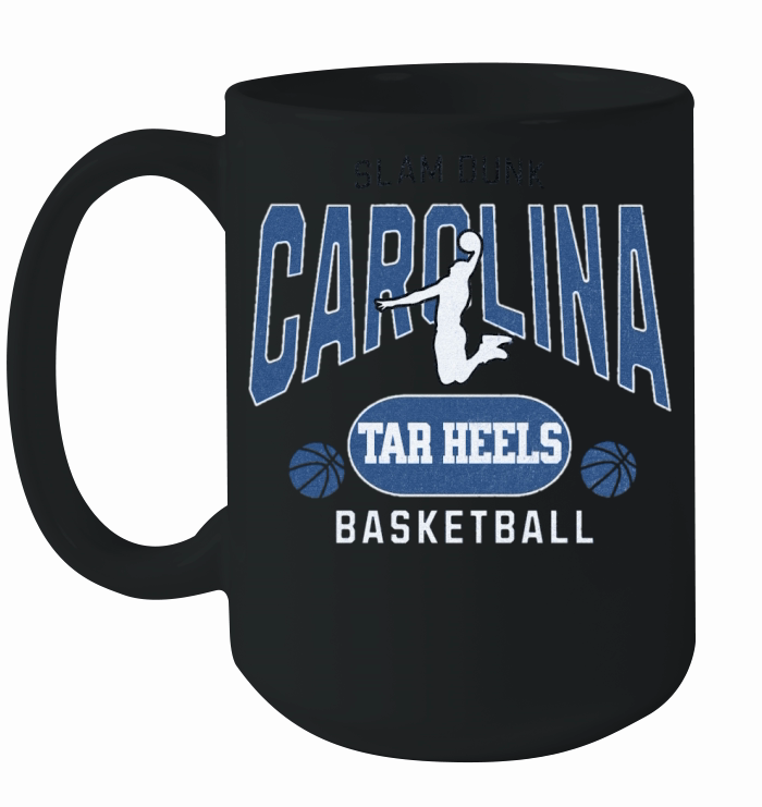North Carolina Slam Dunk Basketball Ceramic Mug