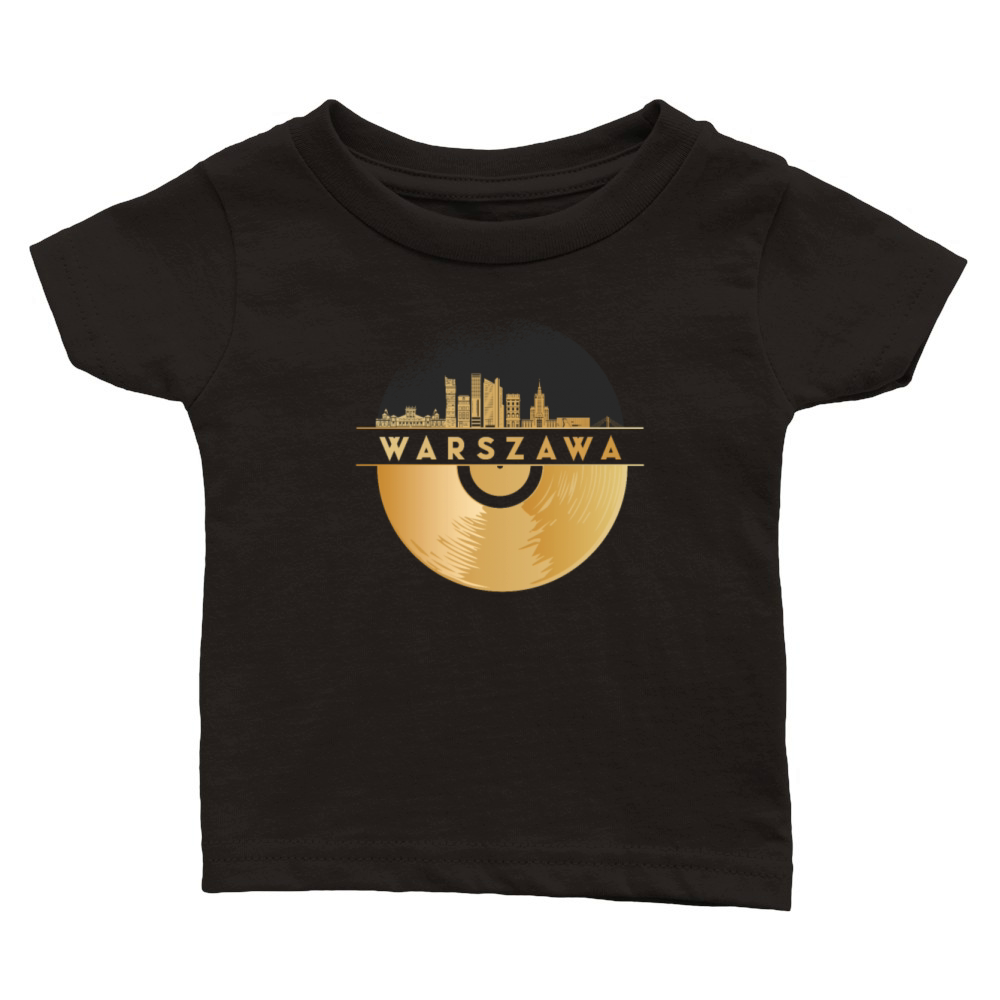 Vinyl-Record-Player Music Classic Baby Crewneck T-shirt