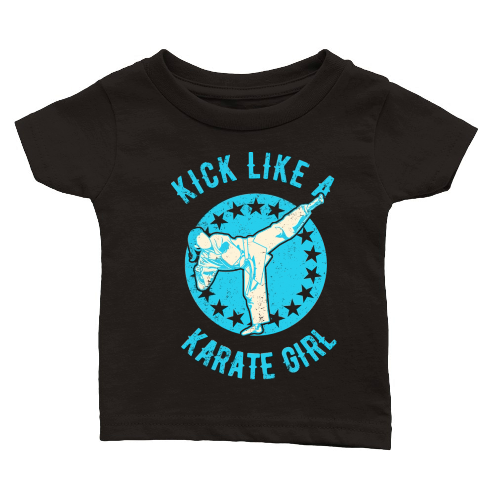 Womens Karate Classic Baby Crewneck T-shirt