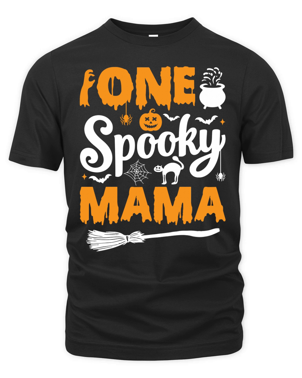 One Spooky Mama Organic Unisex T-shirt