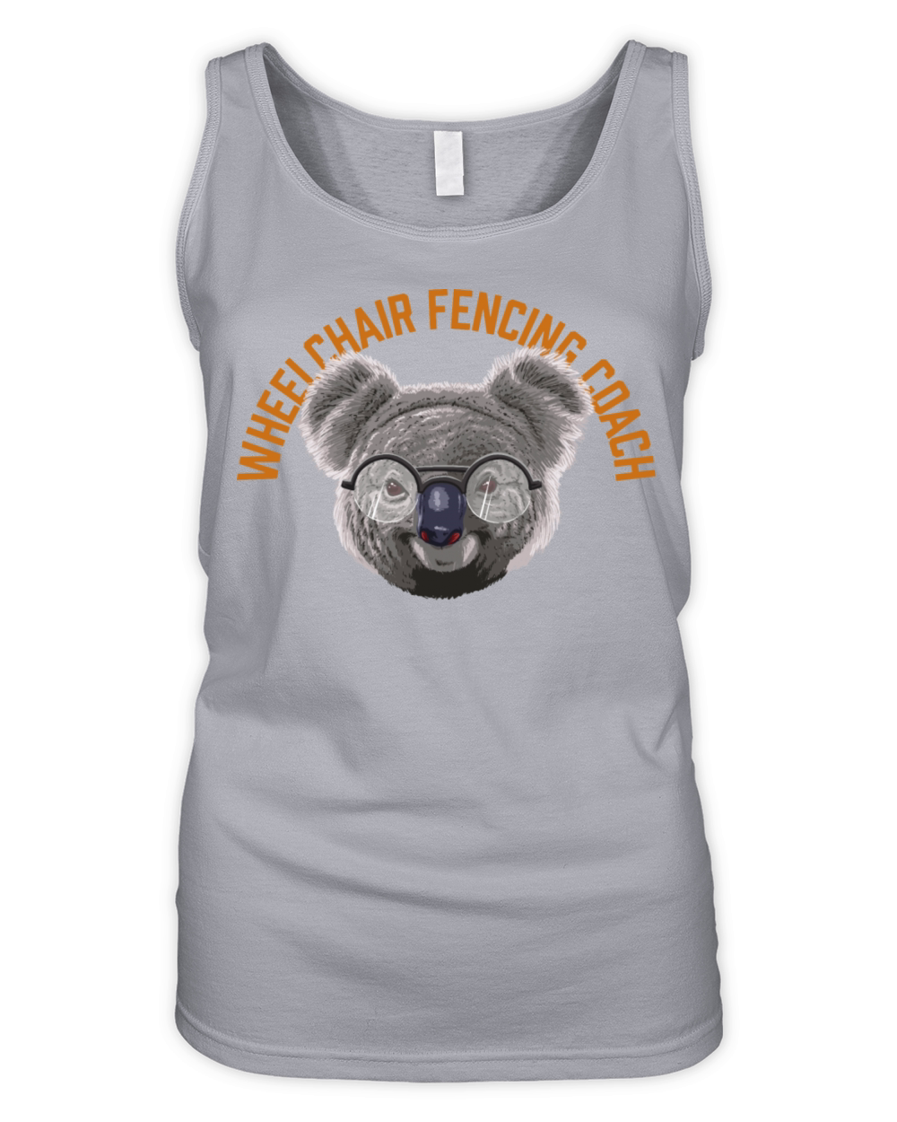 Koalified Wheelchair Fencing Coach Fencer Funny Organic Women's Tank Top