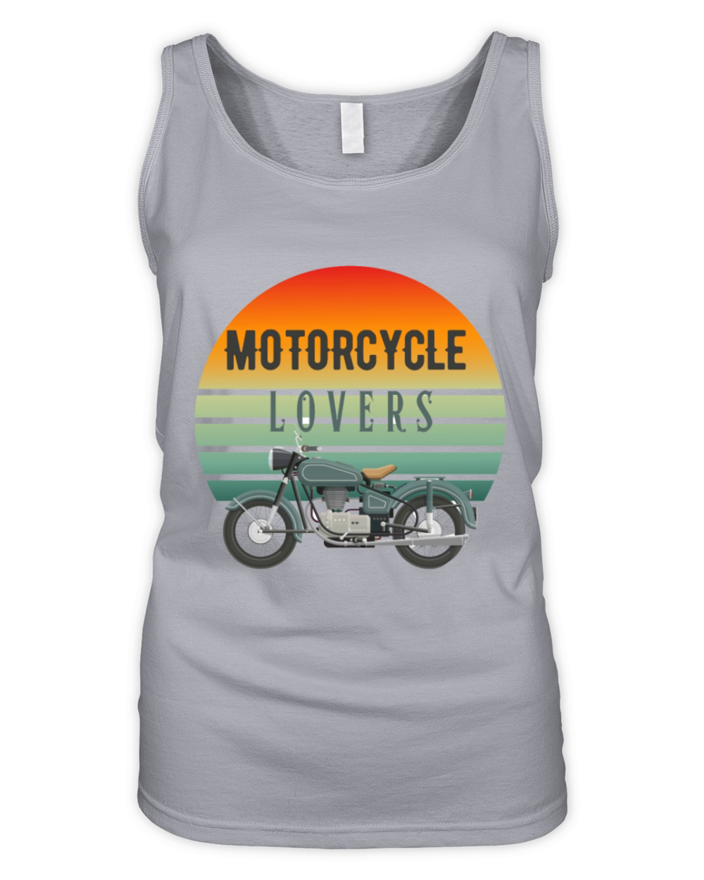 motorcycle lovers t-shirts Organic Women's Tank Top