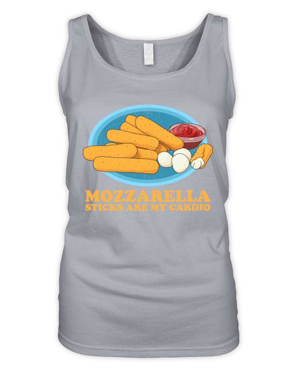 Mozzarella Sticks Are My Cardio Organic Women's Tank Top