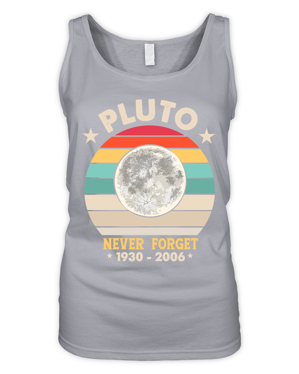 Pluto Never Forget 1930 2006 Organic Women's Tank Top