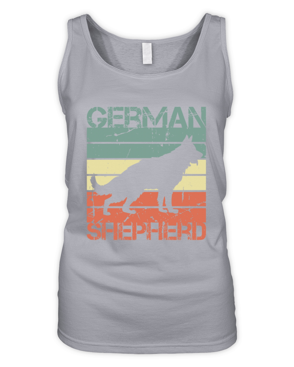 Vintage German Shepherd Organic Women's Tank Top