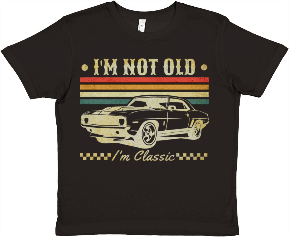 Im Not Old Im Classic Vintage Retro Car Lover Premium Kids Crewneck T-shirt