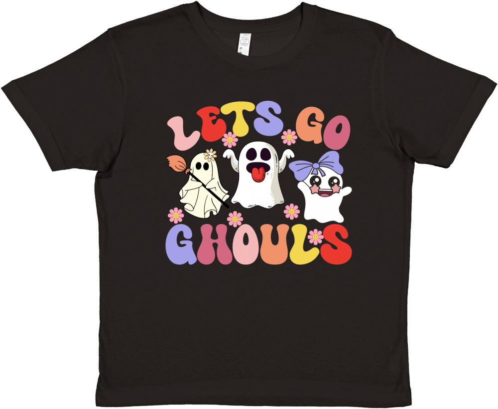 Lets Go Ghouls1 Premium Kids Crewneck T-shirt