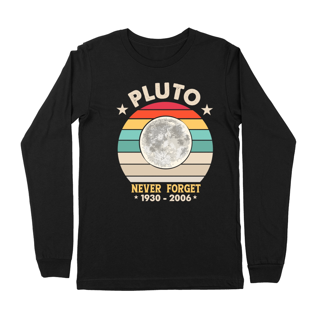 Pluto Never Forget 1930 2006 Premium Long Sleeve