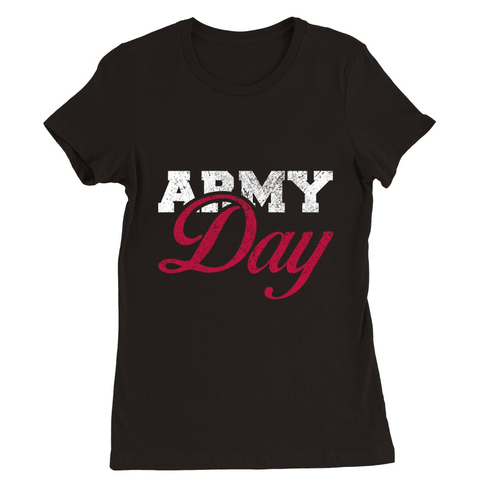 Army day Premium Womens Crewneck T-shirt