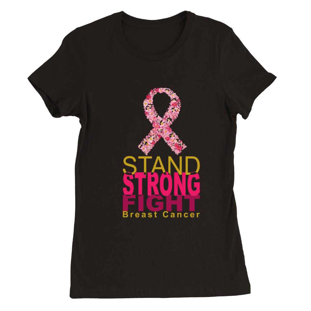 October Breast Cancer Awareness Month Design Premium Womens Crewneck T-shirt