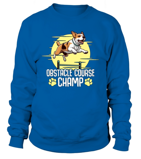 Dog Agility Training Obstacle Course Dog Sport Sweatshirt Unisex