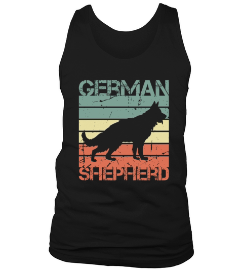Vintage German Shepherd Tank Top Unisex