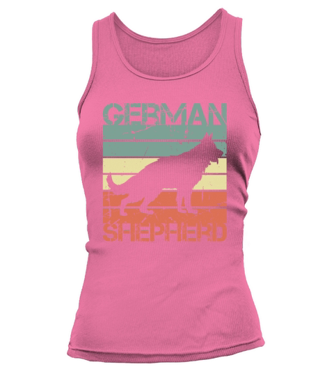Vintage German Shepherd Tank top Woman