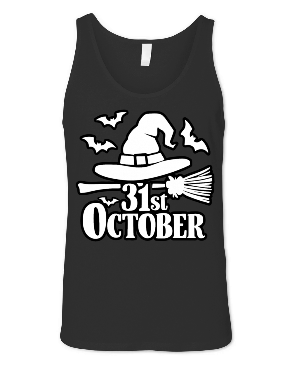 Halloween Saying Quote 31st October Unisex Jersey Tank