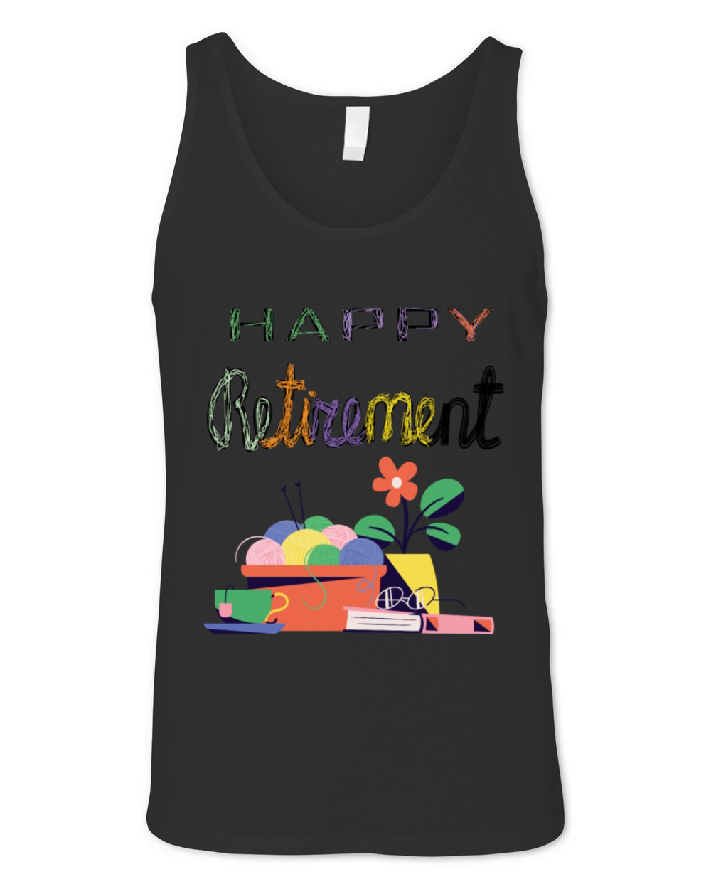 Retirement Celebration Design Unisex Jersey Tank