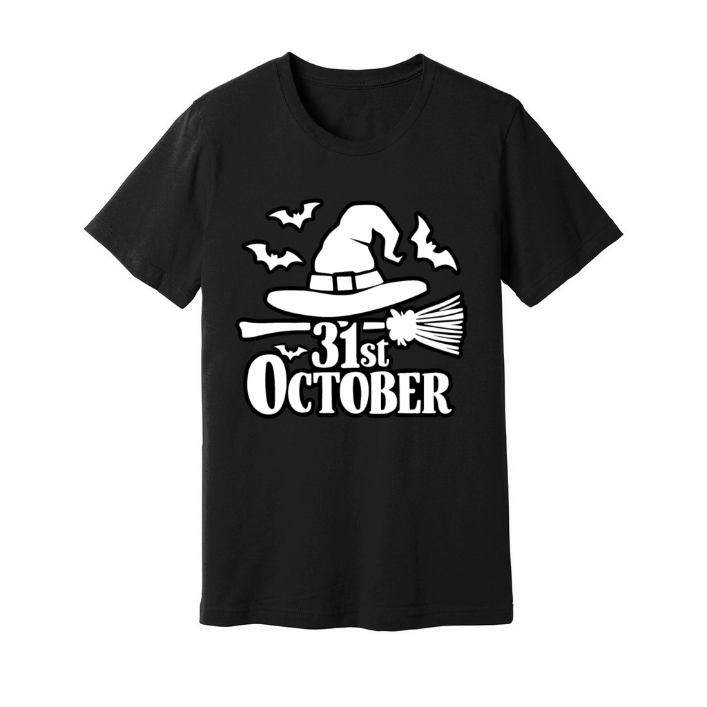Halloween Saying Quote 31st October Unisex Jersey Tee